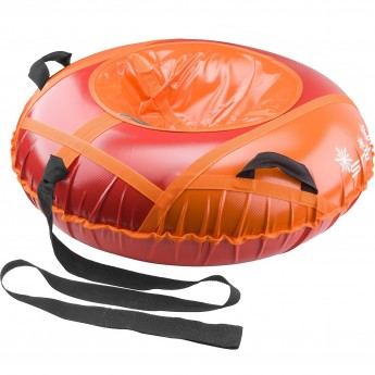 Санки надувные STELS D110см, красно-оранжевые Санки надувные STELS D110см, красно-оранжевые