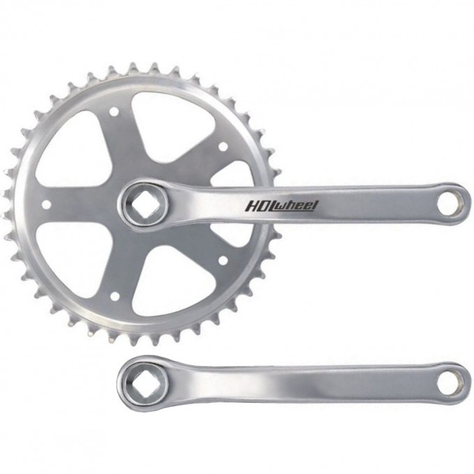 Шатуны HDL-S140 1/2"х1/8" 44Т 165 мм, хромированные 580242 Шатуны HDL-S140 1/2"х1/8" 44Т 165 мм, хромированные 580242