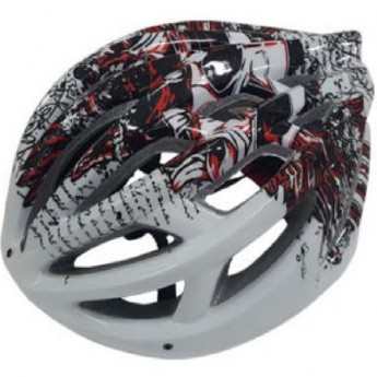 Шлем STELS FSD-HL007 (in-mold). Размер L (54-61 см) красно-белый Шлем STELS FSD-HL007 (in-mold). Размер L (54-61 см) красно-белый