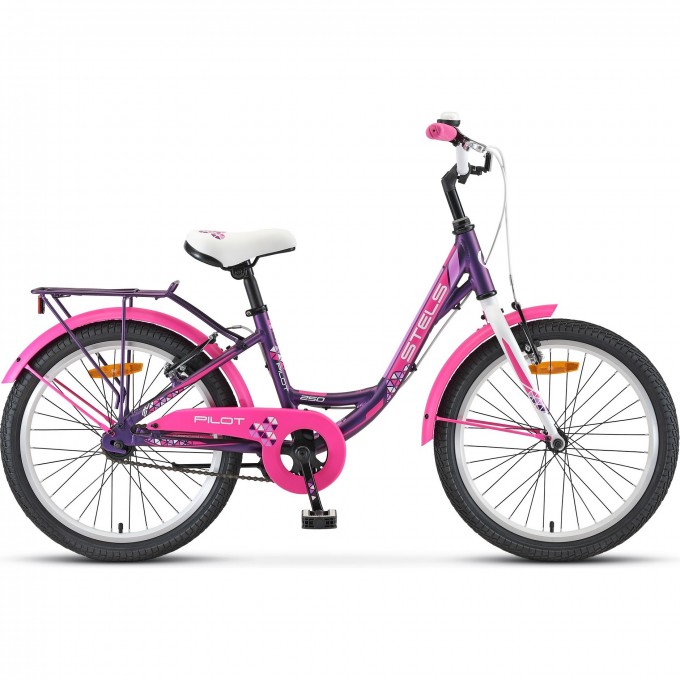 Велосипед STELS 20" Pilot 250 Lady V020 (LU095664) пурпурный, 2023 KUBC0069222021KU0000576 Велосипед STELS 20" Pilot 250 Lady V020 (LU095664) пурпурный, 2023 KUBC0069222021KU0000576