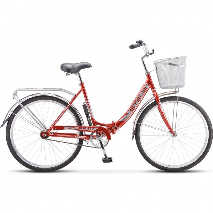 Велосипед STELS 26" Pilot 810 (с корзиной) (LU093334) красный JU000409752022JU0009341 Велосипед STELS 26" Pilot 810 (с корзиной) (LU093334) красный JU000409752022JU0009341