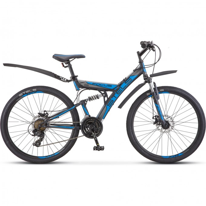 Велосипед STELS Focus 26" MD 21 sp V010 чёрный/синий (LU088523), рама 18" KUBC0067712021KU0006477 Велосипед STELS Focus 26" MD 21 sp V010 чёрный/синий (LU088523), рама 18" KUBC0067712021KU0006477