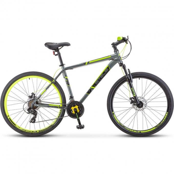 Велосипед STELS Navigator 700 MD F020 серый/жёлтый 27.5" (LU096006), рама 17,5" KUBC0069412022JU0000593 Велосипед STELS Navigator 700 MD F020 серый/жёлтый 27.5" (LU096006), рама 17,5" KUBC0069412022JU0000593